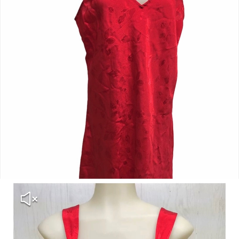 Two satin night gowns